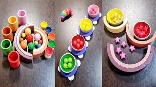 satisfying color sorting with falling beads #shorts #viral #sounds #instantcrafts8265 #fun #asmr