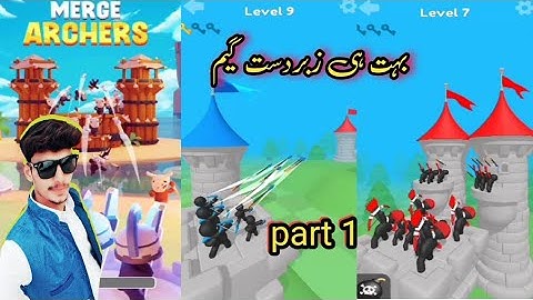 MERGE ARCHERS   Walkthrough Gameplay Part 1   INTRO iOS Android