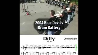 The Concord Blue Devils “Ditty” with Sheet Music