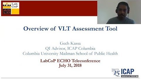 July 2018 ASLM LabCop ECHO Session: Country Self-Assessment and the VL Testing Cascade