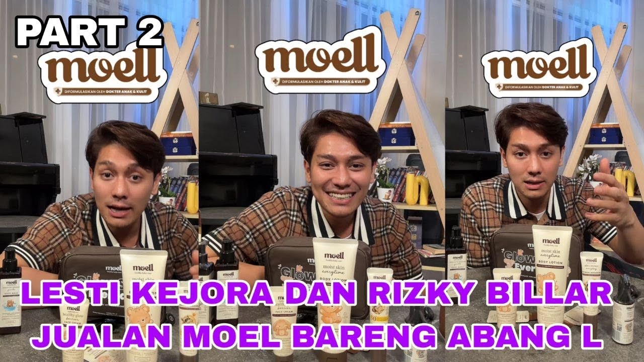 LIVE PART 2, LESTI KEJORA DAN RIZKY BILLAR JUALAN MOEL BARENG ABANG L