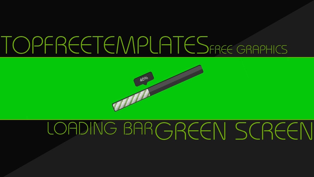 FREE Green Screen Overlay #9 - Loading Bar - YouTube