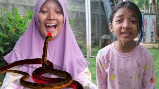 ibu di gigit ular | drama pop light berubah menjadi ular