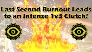 Destiny - Last Second Burnout Leads to an Intense 1v3 Clutch | Trials of Osiris!