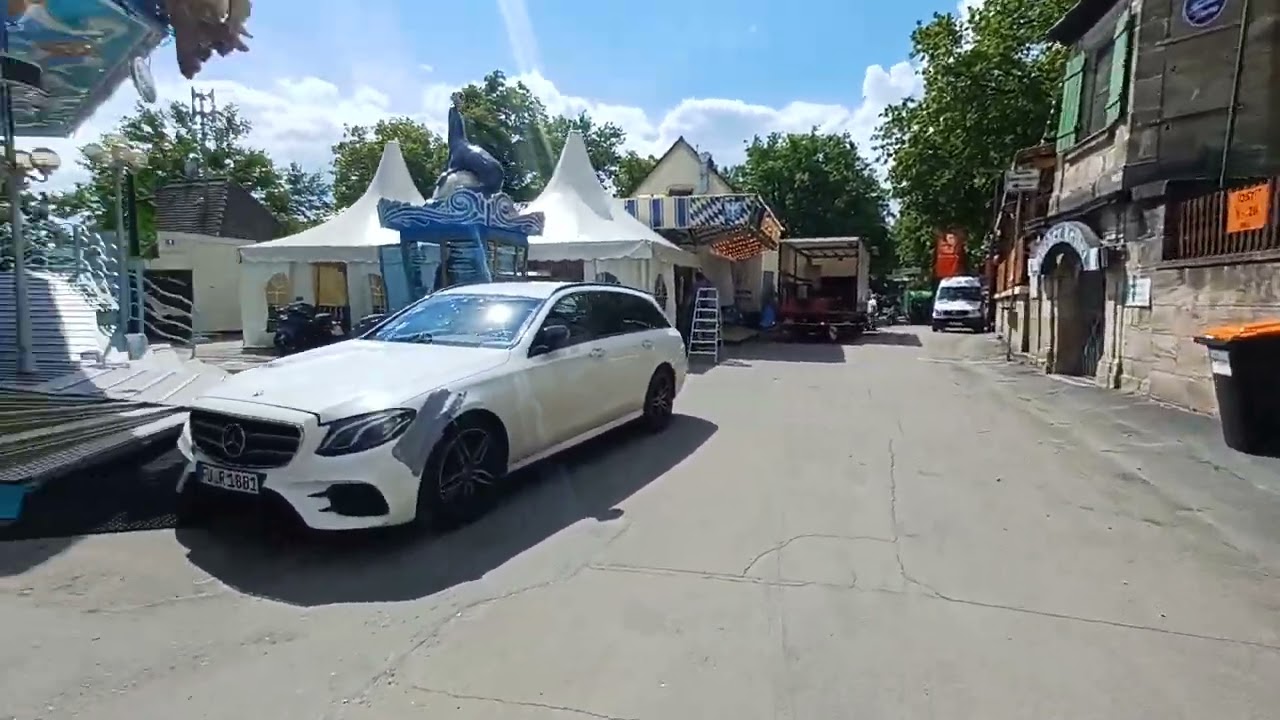 Erlangen Bergkirchweih 2022 ,  Rundgang einen Tag vor dem Anstich. 01.06.2022.