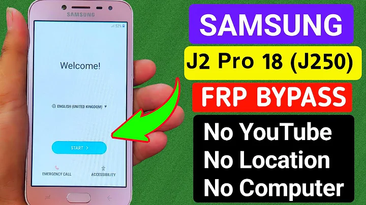 Samsung J2 Pro 2018 (J250) Fix YouTube Update/Fix Location |Google/FRP Bypass |ANDROID 7.1.1 _NO PC_