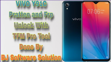 VIVO Y91C Pratten and Frp Unlock With TFM Pro Tool Done By BJ Software Solution