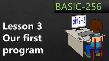 Lesson3 first program