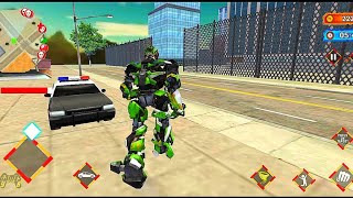 Grand Flying Robot Tornado Car Transform: Robot Transformation Game #3 - Android Gameplay screenshot 4