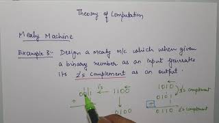 4 - Finite Automata with Output: Understanding Mealy Machines | Theory of Computation