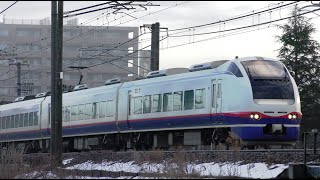特急しらゆき2号新井行きE653系H204編成52M【4K】