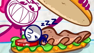 Pencilmate’s RECORD BREAKING Sandwich! | Animated Short Films | Pencilmation