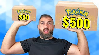 $50 Vs $500 Pokemon Mystery Box