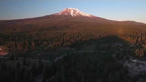 Dronie with Bruce at Shasta