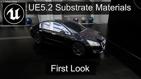 Unreal engine 5.2 - Substrate first look