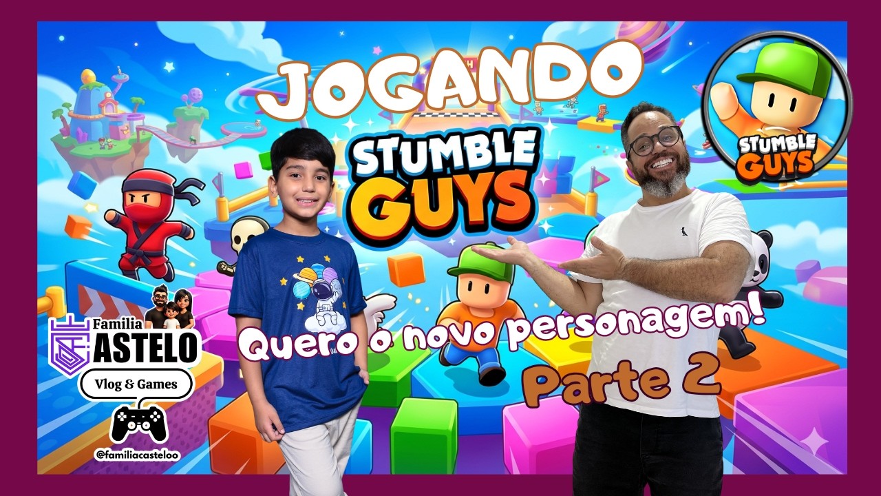 Arthur jogando Stumble Guys pt2 #familiacastelo #stumbleguys #games