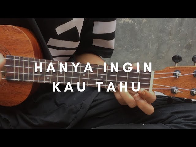 HANYA INGIN KAU TAHU - Repvublik (lirik u0026 chord) | Cover Ukulele by Alvin Sanjaya class=