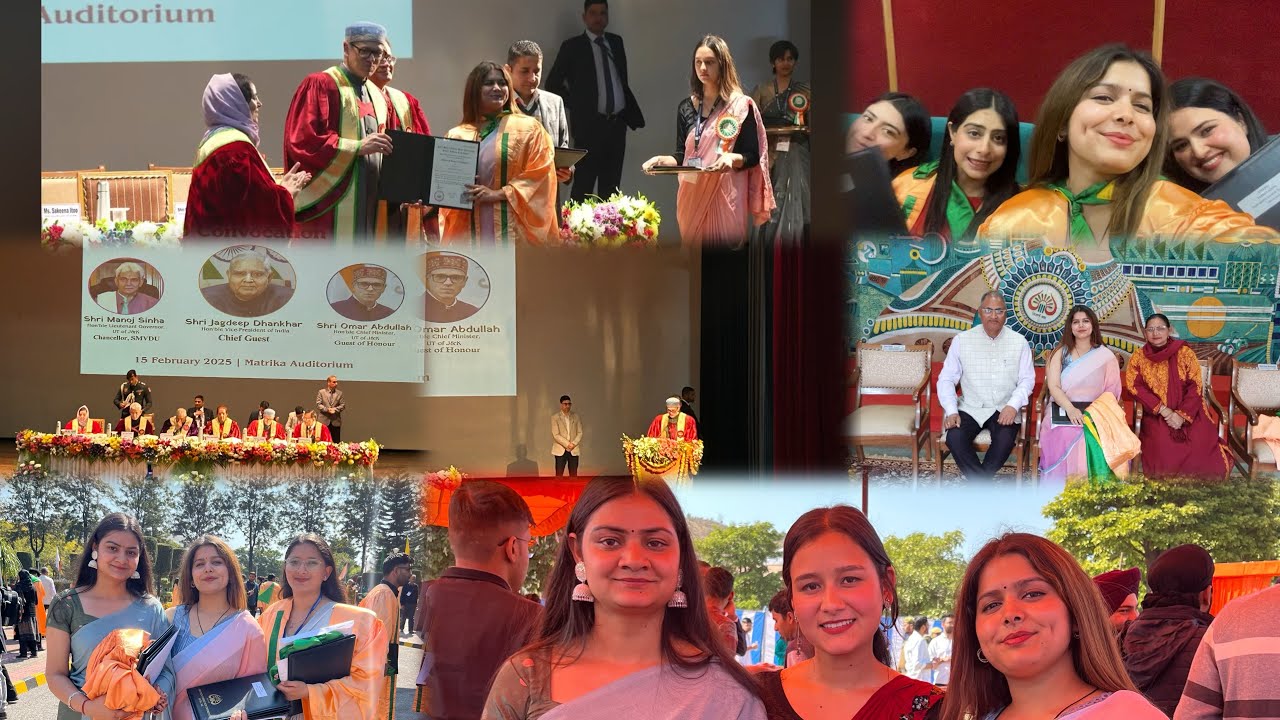 Daily vlogg || 10th Convocation SMVDU || Sh.Omar abdullah , Shri Manoj sinha , Sh Jagdeep Dhankar 🥰