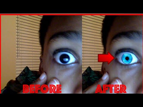 Video: How To Make Blue Eyes In A Photo