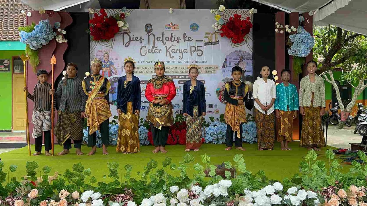 DRAMA LUTUNG KASARUNG - Hari Kedua DIES NATALIS KE 50 UPT SP SDN 2 BENDO dan Gelar Karya P5
