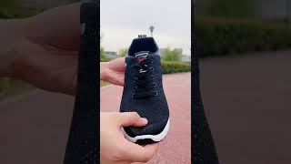 comfortable Men's sports shoes, fashionable woven knitting,
