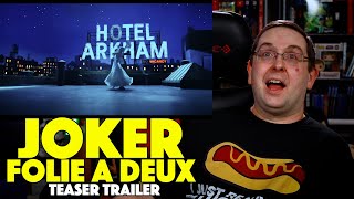 REACTION! Joker: Folie a Deux Teaser Trailer #1 - Joaquin Phoenix and Lady Gaga Movie 2024