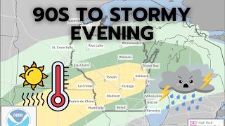 July 8th, 2026 - Strong to severe storms Wednesday for SE Wisconsin #wiwx