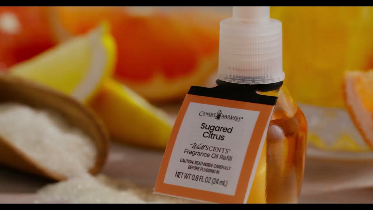Sugared Citrus WallScents™ Fragrance Oil Refill | Candle Warmers Etc. | Home Fragrance