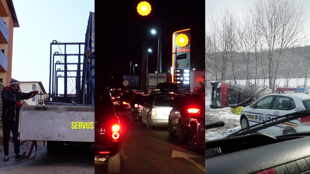 Pret combustibil - Iarna - Accident - Rastele pentru sticla !