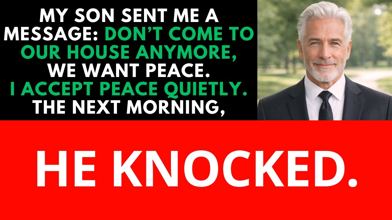 My Son Sent Me a Message 'Don't Come to Our House Anymore, We Want Peace.