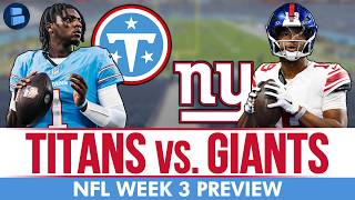 🚨MUST WIN GAME! Titans vs. Giants Preview, Keys & Prediction | NFL Week 3