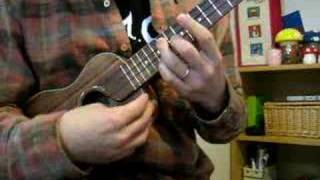 Video thumbnail of "No woman no cry(solo ukulele)"