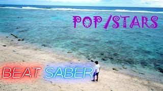 POP/STARS: Beat Saber on the Beach in the South Seas (Cook Islands, Rarotonga, South Pacific)