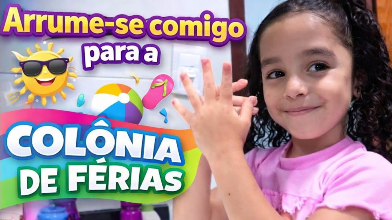 💖 Me arrumando pra ir na Colônia de Férias 💖.
