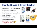 How To Choose A Circuit Breaker for DIY Solar Setup or Portable Solar Generator (TAGALOG)