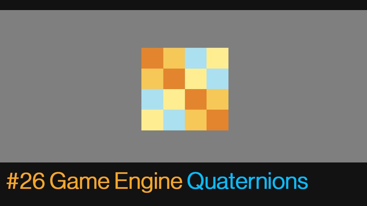 #26 Как создать игровой движок | C++ и OpenGL | Общий модуль - Кватернионы