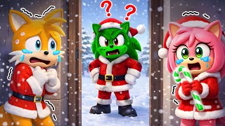 OMG! SONIC SANTA Becomes A ZOMBIE?! Can AMY \u0026 TAILS Escape? | Sonic The Hedgehog 3 Animation