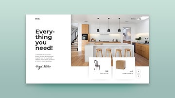 UI UX Design - Amazing Interior Design Website and Landing Page - Adobe Photoshop - Fazil Studio