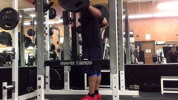 143kg/315lbs Pause squat x5