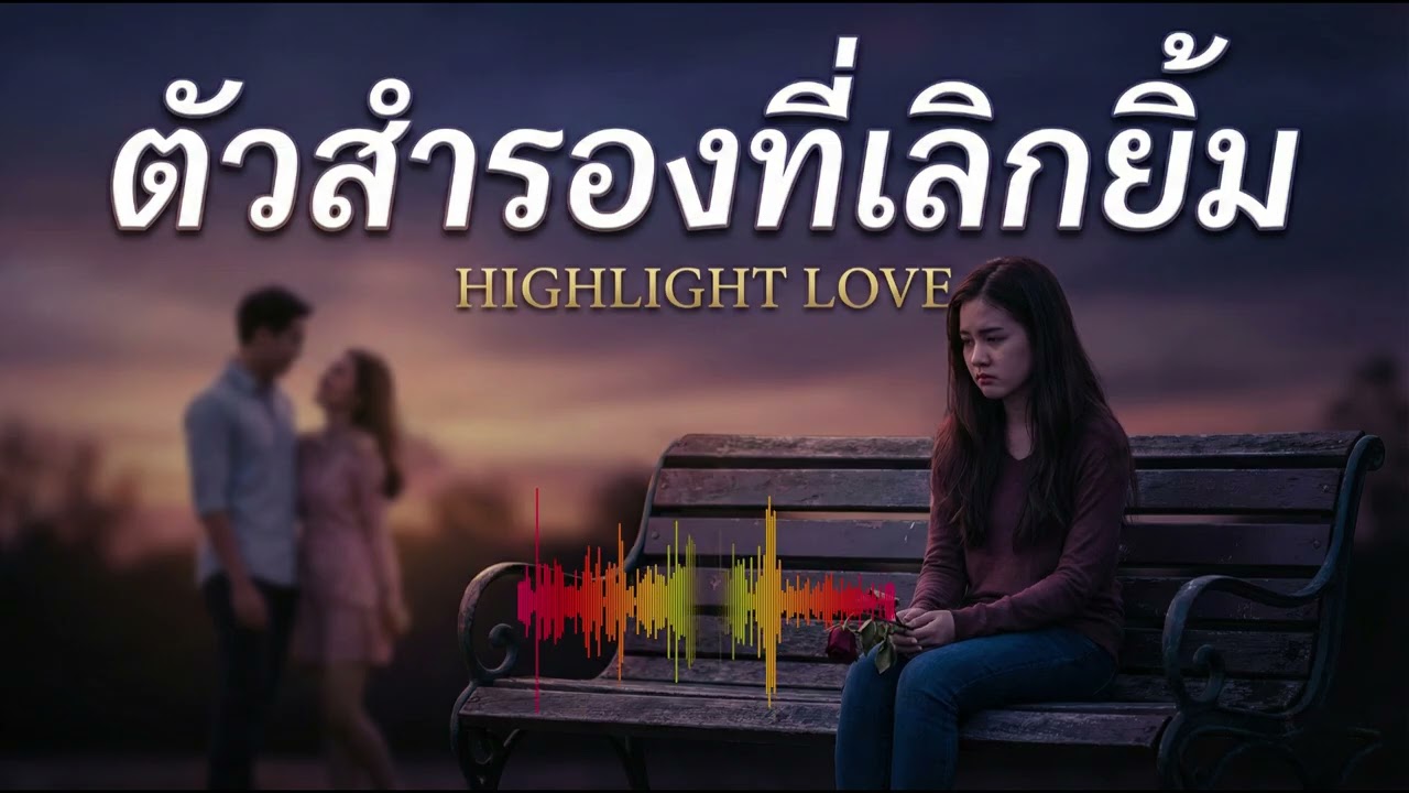 ตัวสำรองที่เลิกยิ้ม เพลงลูกทุ่งเพราะๆ เพลง เพลงชู้รัก เพลงหลับสบาย เพลงฟังก่อนนอน จาก HIGHLIGHT LOVE