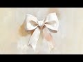 Aesthetic Background White Coquette Bow Wallpaper Art Screensaver For TV Frame PRO TV Painting 
