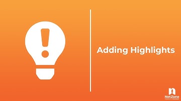 NetZone CMS 101: Adding Highlights