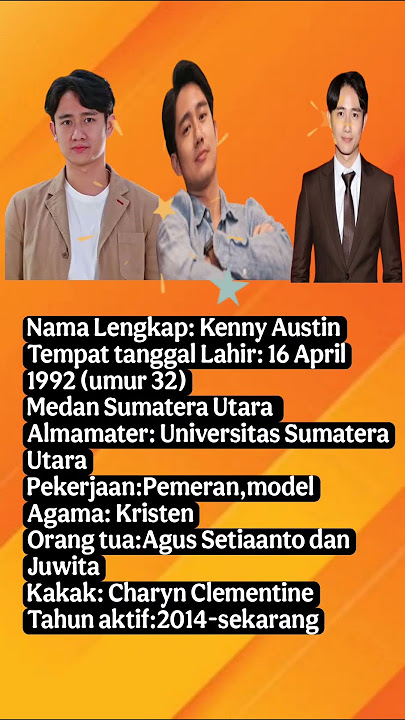 Kenny Austin : Biodata Lengkap !! #breakingnews #artis   #viralvideo #model  #pemeran