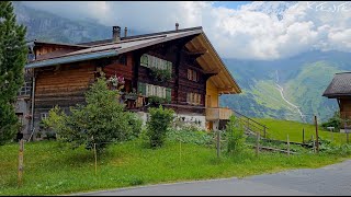 [ 8K ] Switzerland Gimmelwald - An enchanting Alpine Village above Lauterbrunnen Valley | 8K UHD