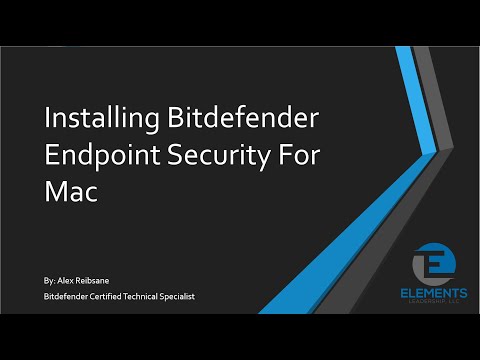 Installing Bitdefender Endpoint Security for Mac