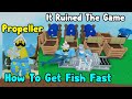 This New Update Ruined The Game? Fastest Way To Get Propeller & Fish! - Sky Block Roblox