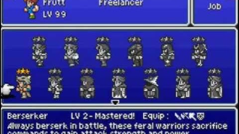 Final Fantasy V Advance - 100% complete!