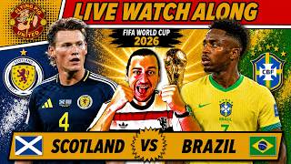 Scotland VS Brazil 0-3 & Morocco VS Haiti 4-2 LIVE WATCH ALONG 2026 World Cup