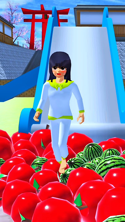 One Two Three 🤪 Learn Number 🤣 With Slide 🙄 #sakuraschoolsimulator #shortsfeed #shorts