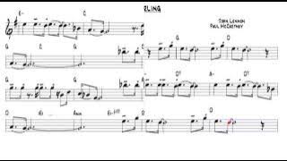 Oh ! Darling The Beatles Alto Sax